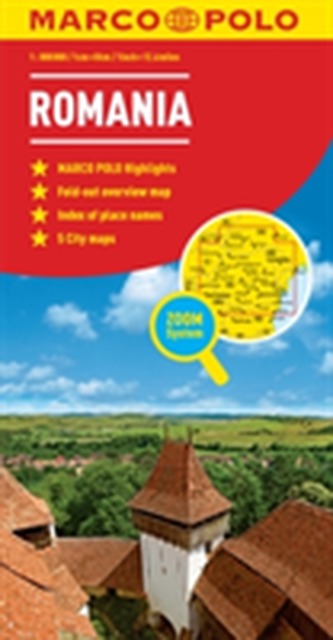 Romania Marco Polo Map Romania Marco Polo Map