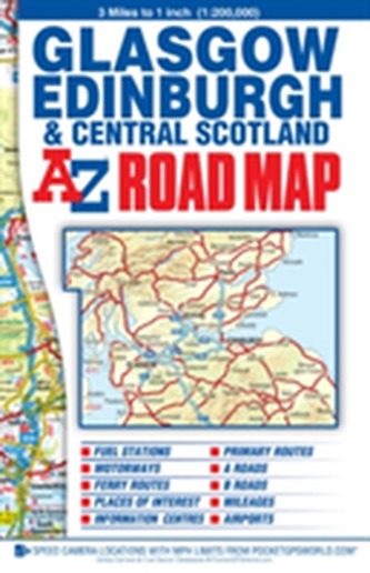 Central Scotland Road Map