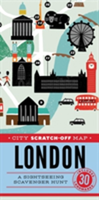 City Scratch-Off Map: London