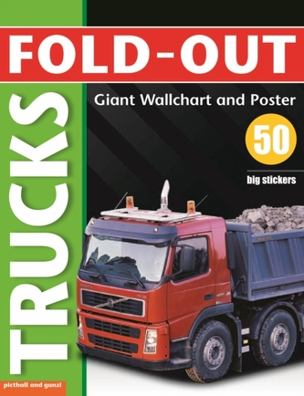 Fold-Out Trucks Sticker Book