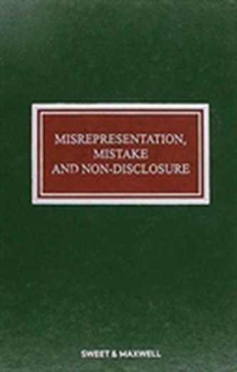 Misrepresentation, Mistake and Non-Disclosure