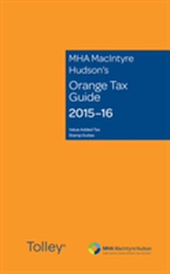 MHA MacIntyre Hudson's Orange Tax Guide 2015-16