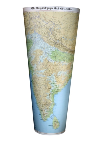 The Daily Telegraph India Wall Map