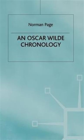An Oscar Wilde Chronology