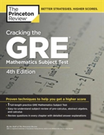 Cracking The Gre Mathematics Subject Test, 4Th Edition