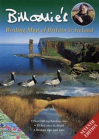 Bill Oddie's Birding Map Of Britain And Ireland