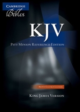 KJV Pitt Minion Reference Edition KJ444:XR brown calf split leather