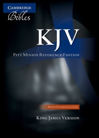 KJV Pitt Minion Reference Edition KJ444:XR brown calf split leather