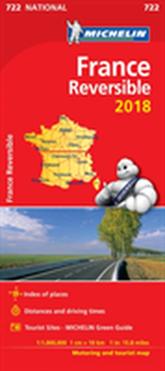 France - reversible 2018 National Map 722