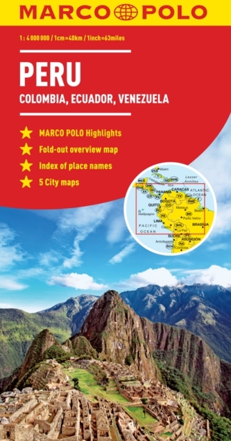 Peru, Colombia, Venezuela Map Peru, Colombia, Venezuela Map