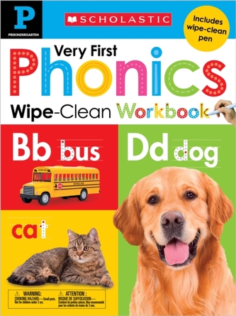 Wipe-Clean Workbook: Pre-K Very First Phonics (Scholastic Early Learners)