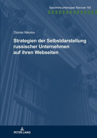 Strategien der Selbstdarstellung russischer Unternehmen auf ihren Webseiten
