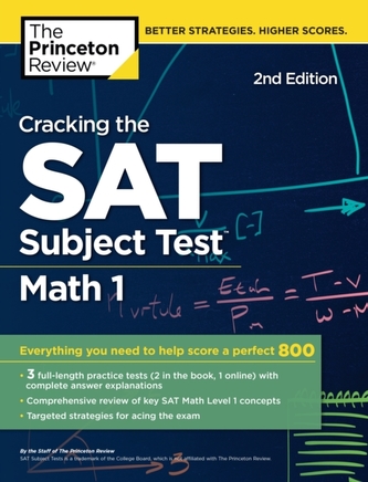 Cracking the Sat Math 1 Subject Test Cracking the Sat Math 1 Subject Test