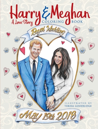 Harry and Meghan: A Love Story Coloring Book