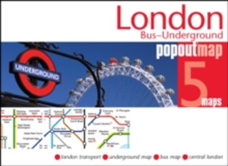 London Bus and Underground PopOut Map London Bus and Underground PopOut Map