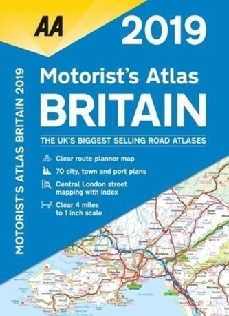 AA Motorist's Atlas Britain 2019