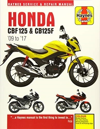 Honda CBF125 & CB125F Update (5540) ('09 To '16)