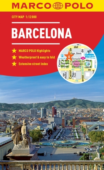 Barcelona Marco Polo City Map 2018 - pocket size, easy fold, Barcelona street map Barcelona Marco Polo City Map 2018 - pocket size, easy fold, Barcelona street map