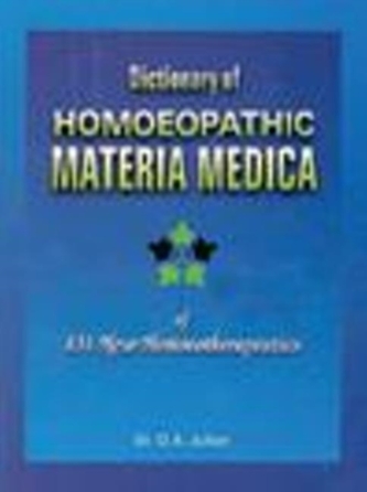Dictionary of Homoeopathic Materia Medica