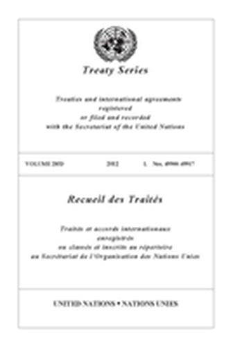 Treaty Series 2853 (English/French Edition)