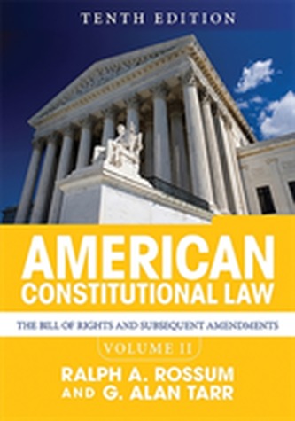 American Constitutional Law, Volume II American Constitutional Law, Volume II
