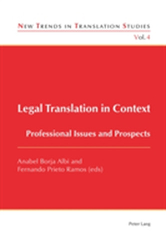 Legal Translation in Context