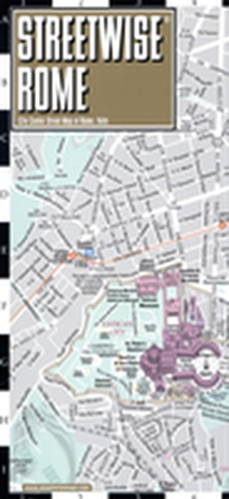 Streetwise Rome Map - Laminated City Center Street Map of Rome, Italy