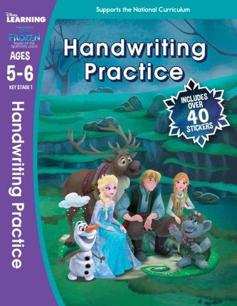 Frozen Magic of the Northern Lights: Handwriting Practice (Ages 5-6)