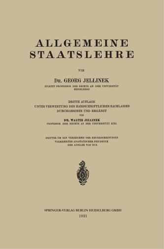 Allgemeine Staatslehre