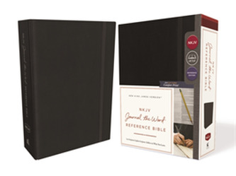 NKJV, Journal the Word Reference Bible, Hardcover, Black, Red Letter Edition, Comfort Print