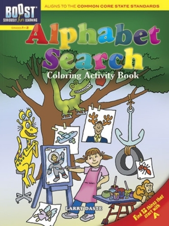 BOOST Alphabet Search Coloring Activity Book