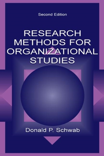 Research Methods for Organizational Studies Research Methods for Organizational Studies
