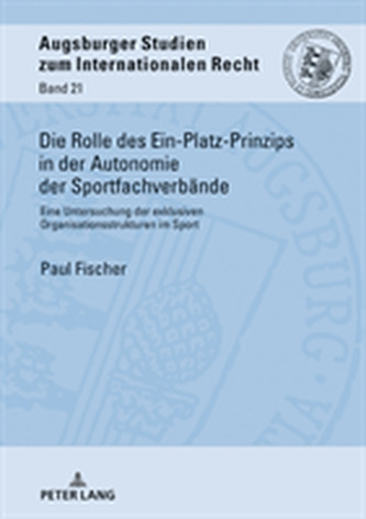 Die Rolle des Ein-Platz-Prinzips in der Autonomie der Sportfachverbaende