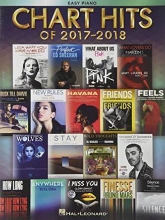 CHART HITS OF 20172018 EASY PIANO