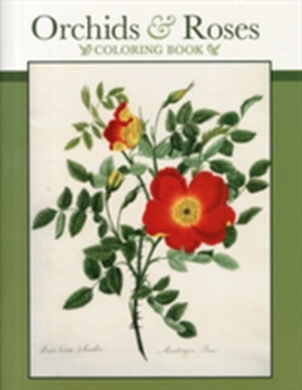 Orchids & Roses Colouring Book Cb166