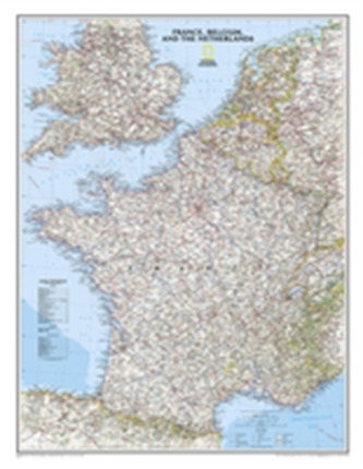 France, Belgium, And The Netherlands Classic, Laminated