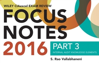 Wiley CIAexcel Exam Review 2016 Focus Notes