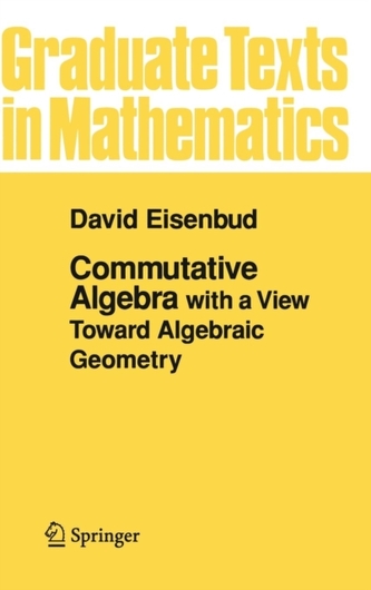 Commutative Algebra Commutative Algebra