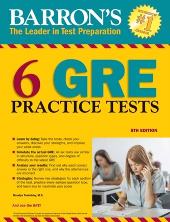 Barron's 6 GRE Practice Tests Barron's 6 GRE Practice Tests
