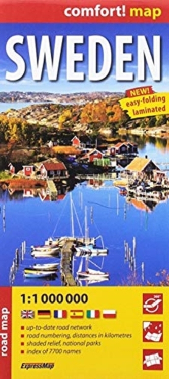 comfort! map Sweden