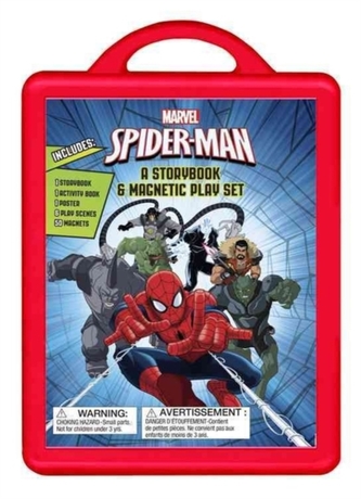 SPIDERMAN AN AMAZING BOOK & MAGNETIC PLA