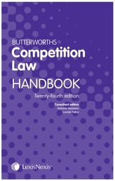 Butterworths Competition Law Handbook