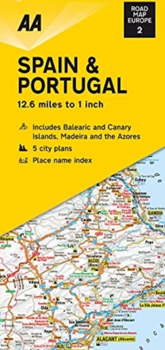 Road Map Spain & Portugal Road Map Spain & Portugal