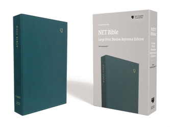 NET Bible, Thinline Reference, Large Print, Leathersoft, Teal, Comfort Print