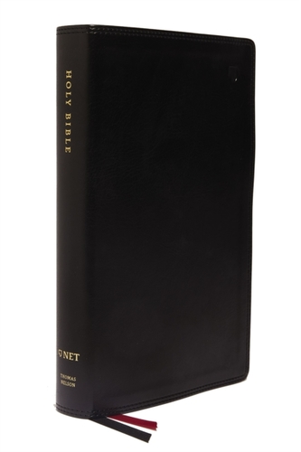 NET Bible, Single-Column Reference, Leathersoft, Black, Comfort Print NET Bible, Single-Column Reference, Leathersoft, Black, Comfort Print