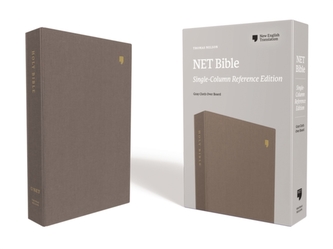 NET Bible, Single-Column Reference, Cloth over Board, Gray, Comfort Print NET Bible, Single-Column Reference, Cloth over Board, Gray, Comfort Print