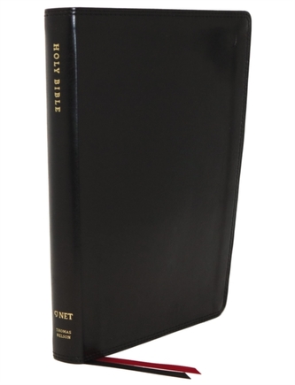 NET Bible, Thinline Large Print, Leathersoft, Black, Comfort Print