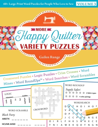 More Happy Quilter Variety Puzzles-Volume 3 More Happy Quilter Variety Puzzles-Volume 3