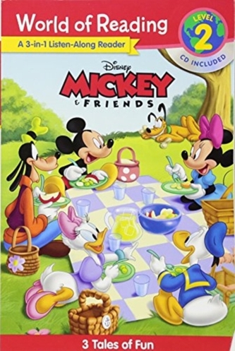 WORLD OF READING MICKEY & FRIENDS 3IN1 L