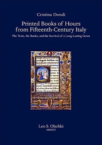 Printed Books of Hours from Fifteenth-Century Italy